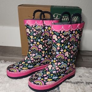 Western Chief Kids' Fantasy Forest Rain Boots NWT